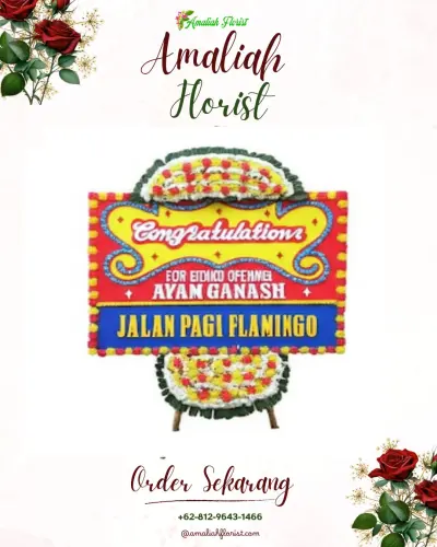 Bunga Papan Congratulation di Tunjung Teja